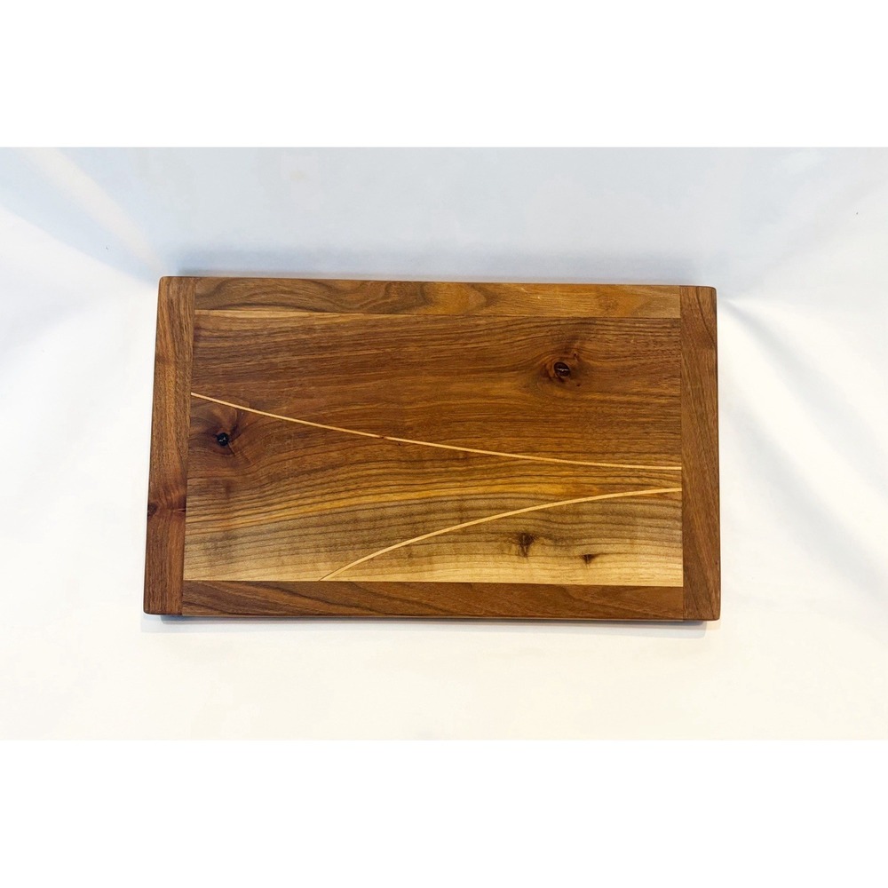 Walnut Cutting/Charcuterie Board, Rustic, Small 11.5 x 7 x 1